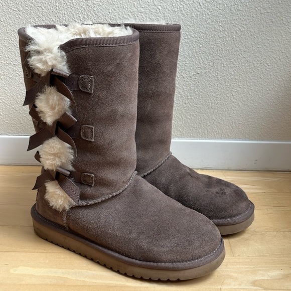 New KOOLABURRA BY UGG Victoria Tall Boot 1015875 Taupe Size 6 - Picture 1 of 12